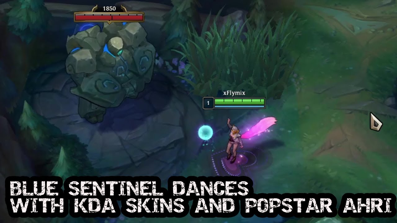 BLUE SENTINEL DANCES WITH (PRESTIGE) - KDA SKINS AND POPSTAR AHRI