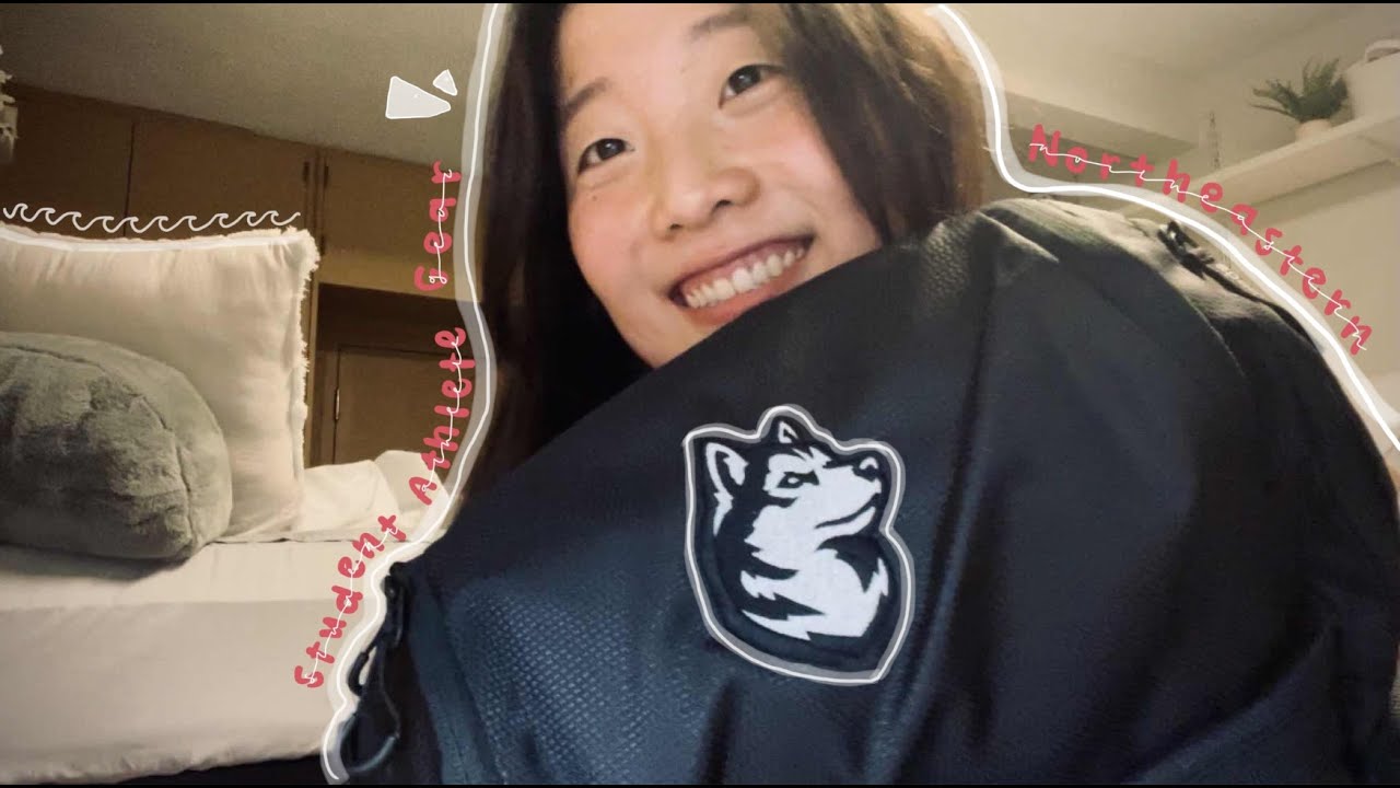 STUDENT ATHLETE GEAR HAUL | Northeastern University | Swimming Edition
