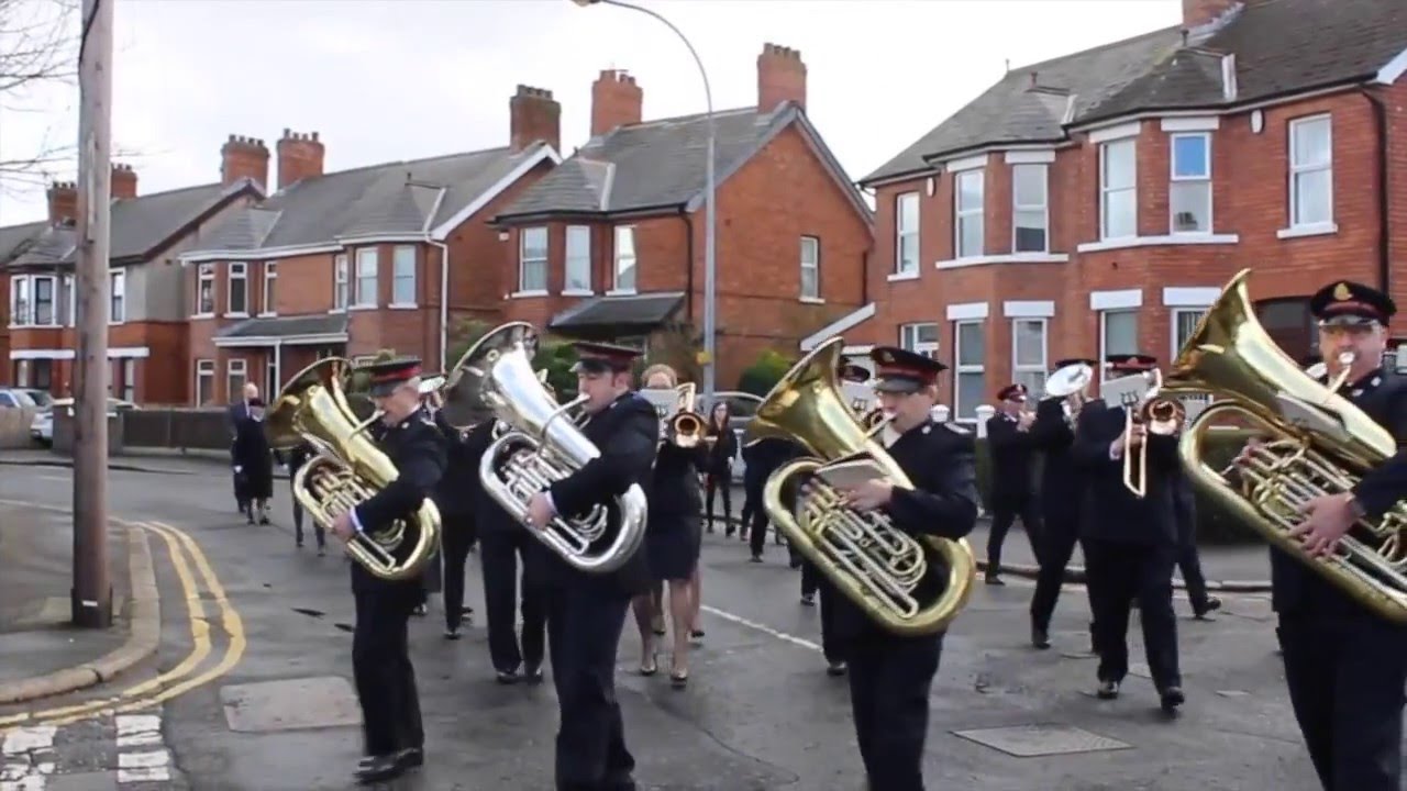 Belfast Temple Band of The Salvation Army - Easter March of Witness  2016