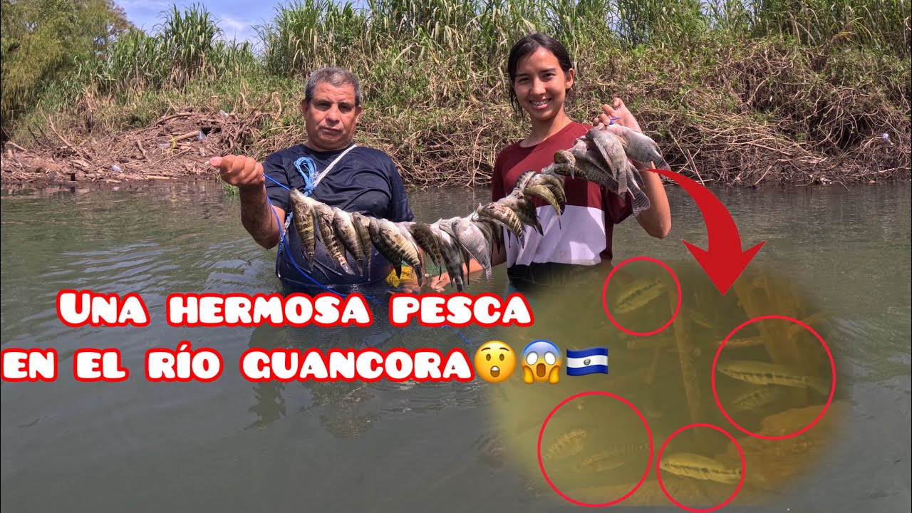 PESCANDO EN EL RIO GUANCORA 😱😲🇸🇻🐟