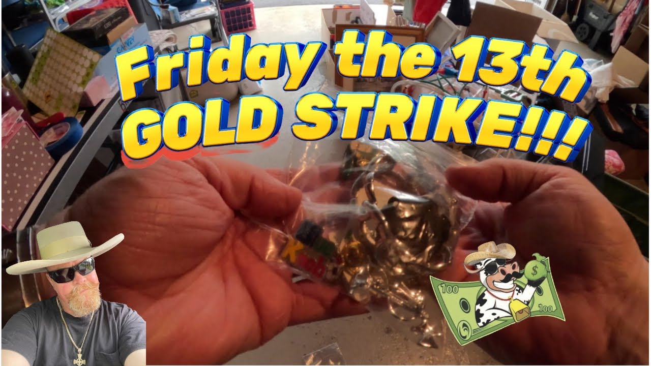 Gold Jewelry for Pennies on the dollar Yard Sale Score