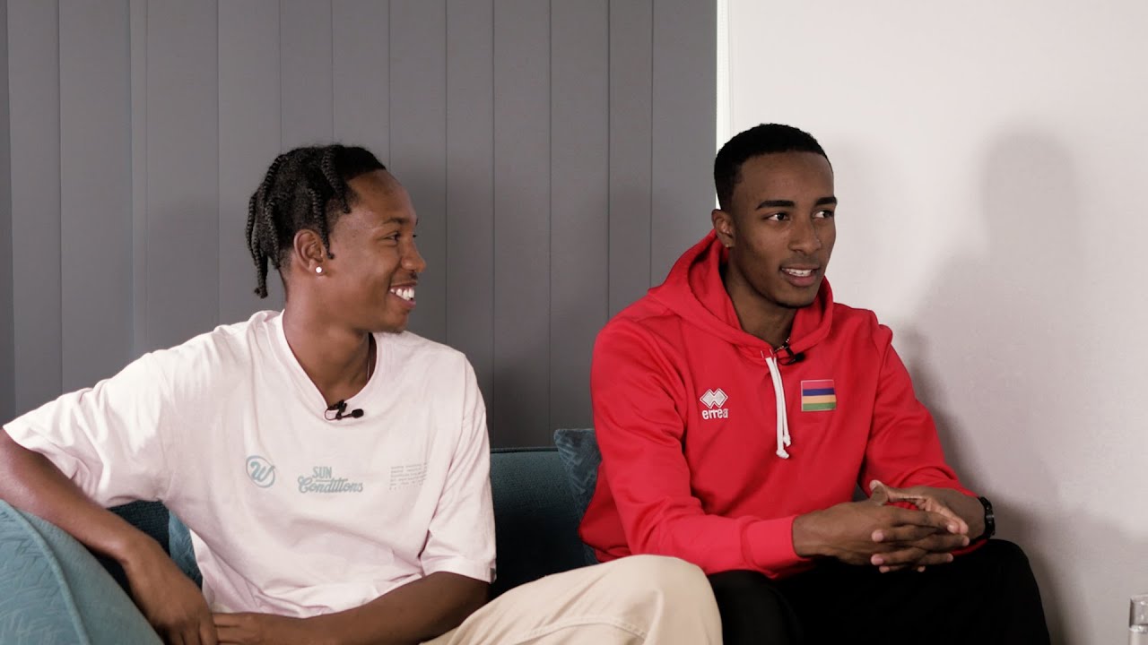 Portrait ft Jérémie Lararaudeuse and Noa Bibi, Mauritian National Champions (Athletics)