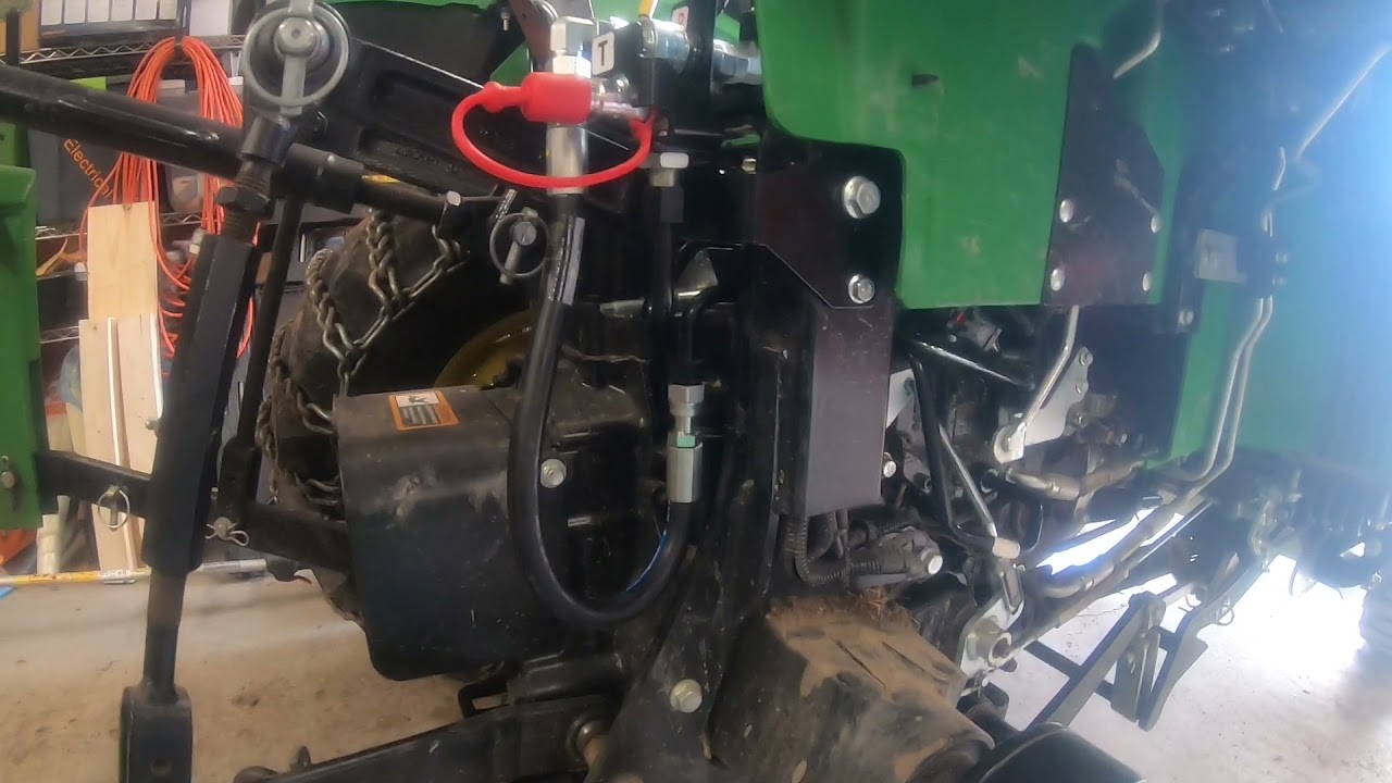 Power beyond install on 2032R or 2038R for a 270B Backhoe