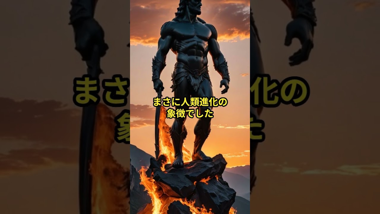 1分で分かる神々シリーズ！今回は&ldquo;火を与えた神&rdquo;プロメテウス！#1分で分かる神々シリーズ，#ギリシャ神話，#プロメテウス，#火の神話，#人類の味方，#神話解説