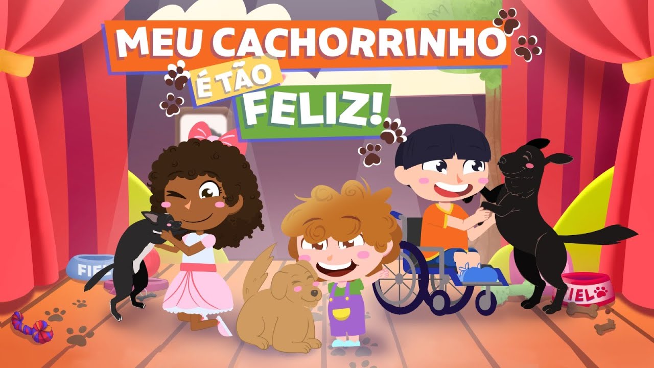 Educadinho -  MEU CACHORRINHO É TÃO FELIZ - DESENHO INFANTIL