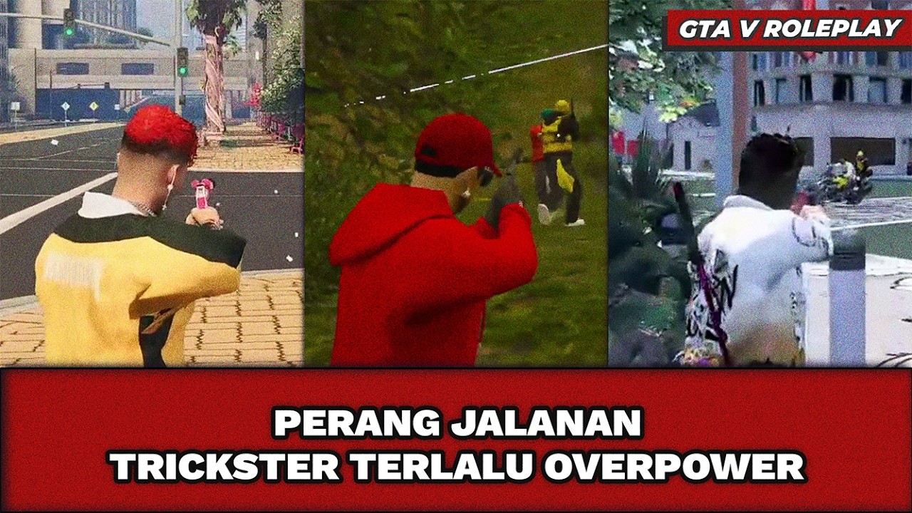 PERANG JALANAN !!! TRICKSTER TUNJUKKAN DOMINASI JALANAN | GTA 5 ROLEPLAY #hopeindonesia