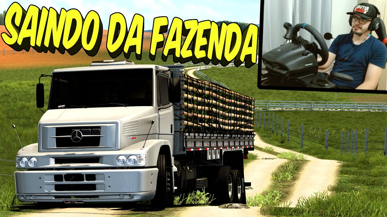 SAINDO DA FAZENDA CARREGADO DE COCO NO MB 1620 - MAPA ELDORADO - ETS 2