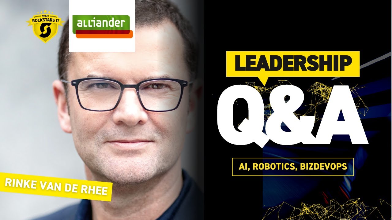 Q&A met Alliander: CDO Rinke van de Rhee over AI, Robotics en BizDevOps