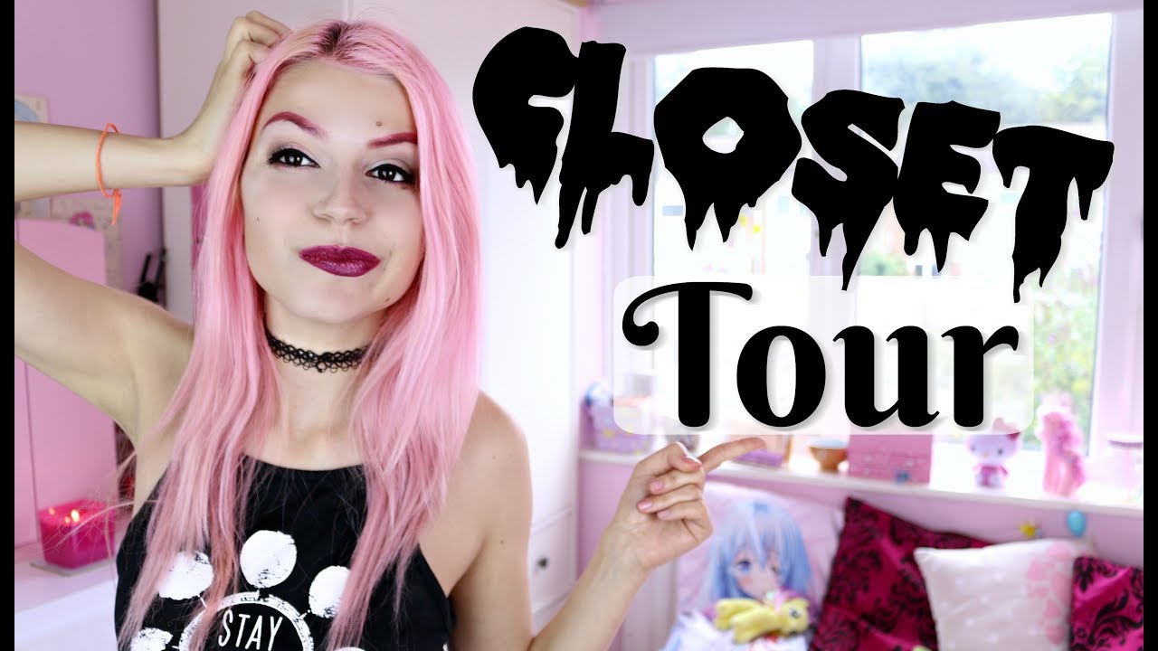 Pastel Goth Waredrobe Tour And Organization
