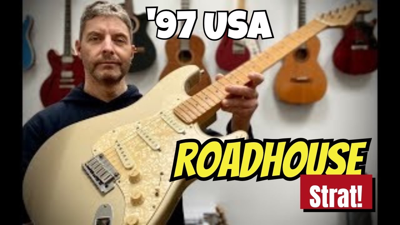 Fender Roadhouse Strat (Shoreline Gold 1997) FOR SALE: Guitar Demo