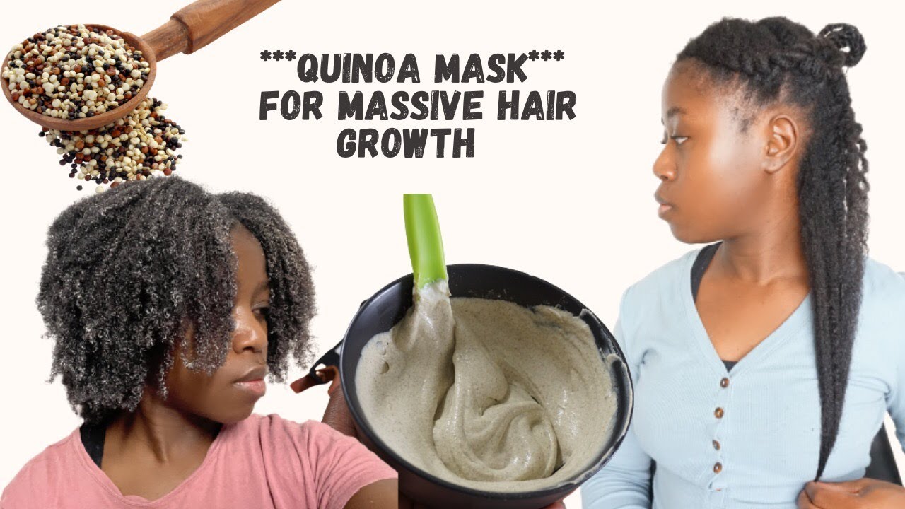 USE THIS ONCE A WEEK & YOUR HAIR WILL NOT STOP GROWING | QUINOA MASK |Quinoa Series Ep2