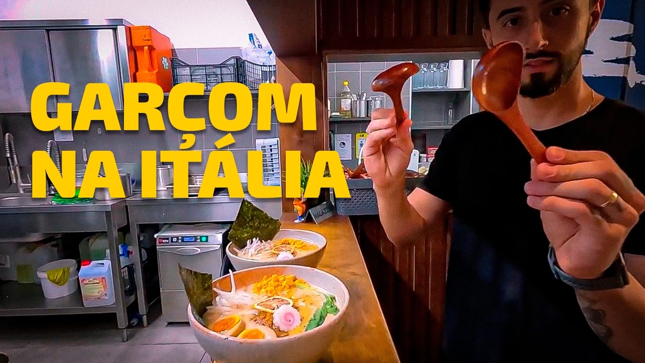TRABALHANDO DE GARÇOM NA ITÁLIA