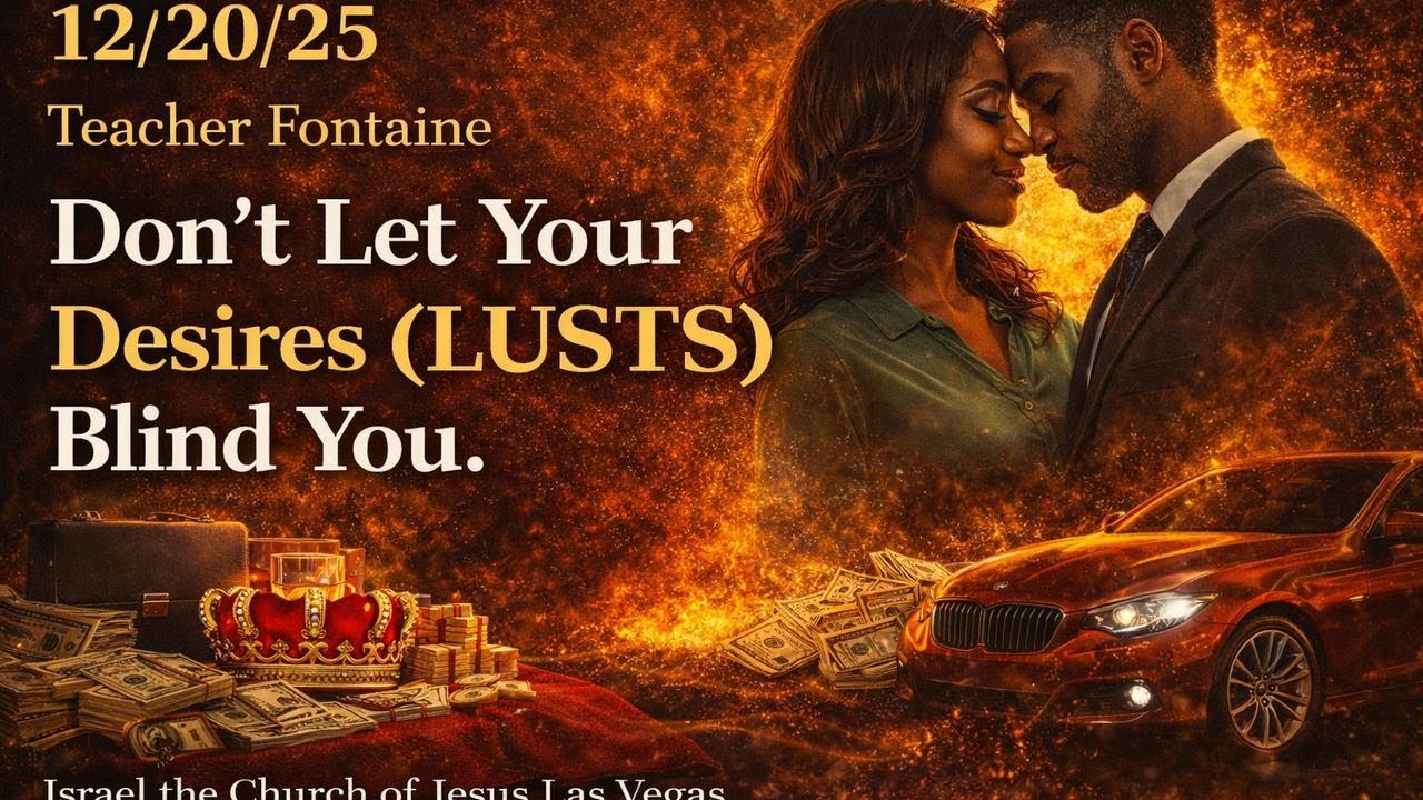 Dont Let Your Desires ( Lusts) Blind You