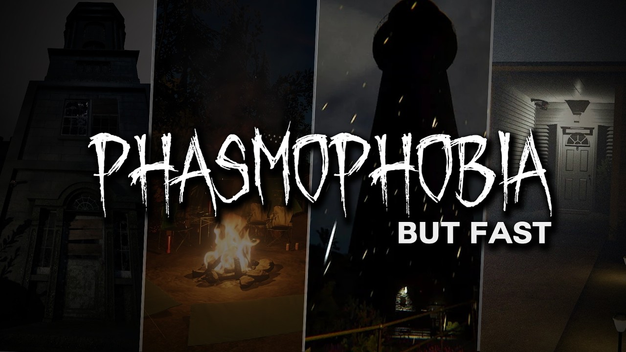 Скоростное прохождение ВСЕХ КАРТ в Phasmophobia на профессиональном уровне сложности (снова)