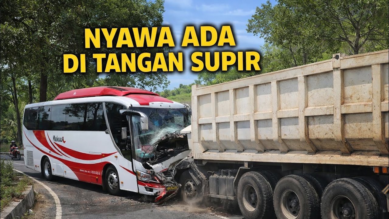 Nyawa penumpang ada di Tangan supir..!! 😱😱😱😨
