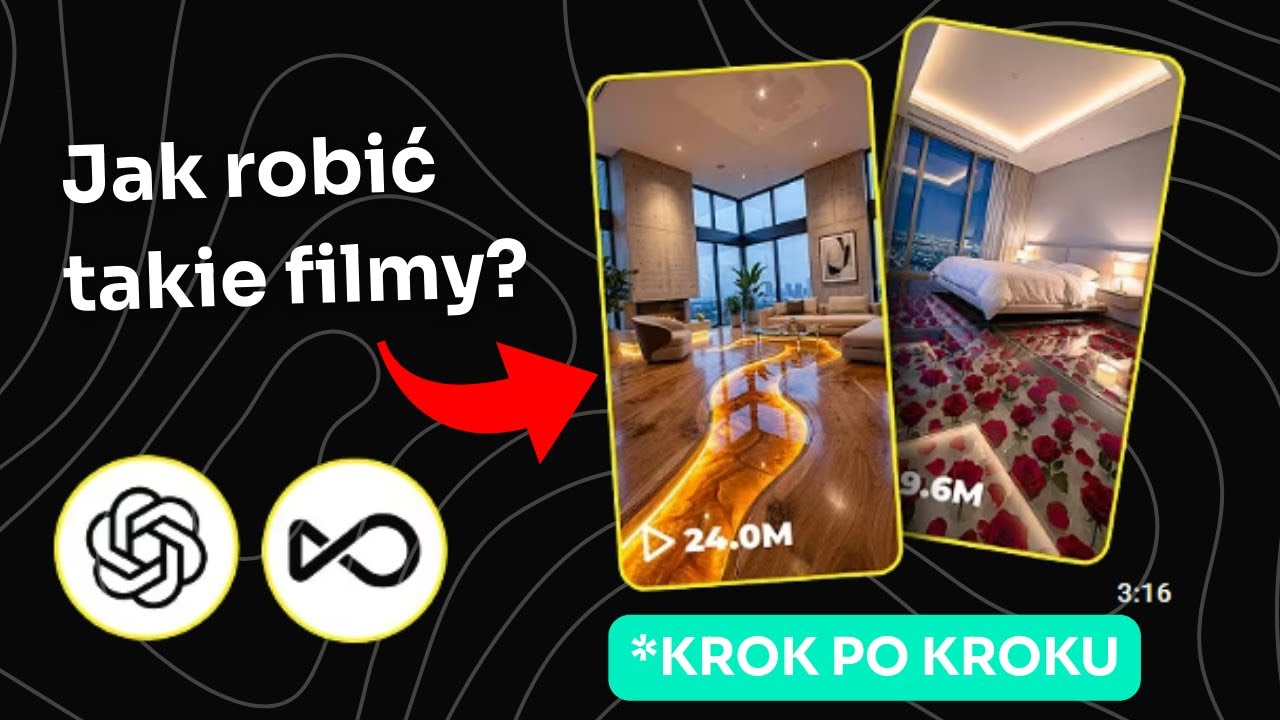 TE FILMY MAJĄ MILIONY WYŚWIETLEŃ! Zr&oacute;b je sam dzięki AI (100% ZA DARMO)