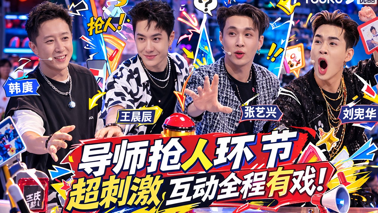 💖導師搶人環節超刺激，互動全程有戲！#王一博#张艺兴#韩庚#刘宪华#这就是街舞#这就是街舞2#这就是街舞3#这就是街舞4