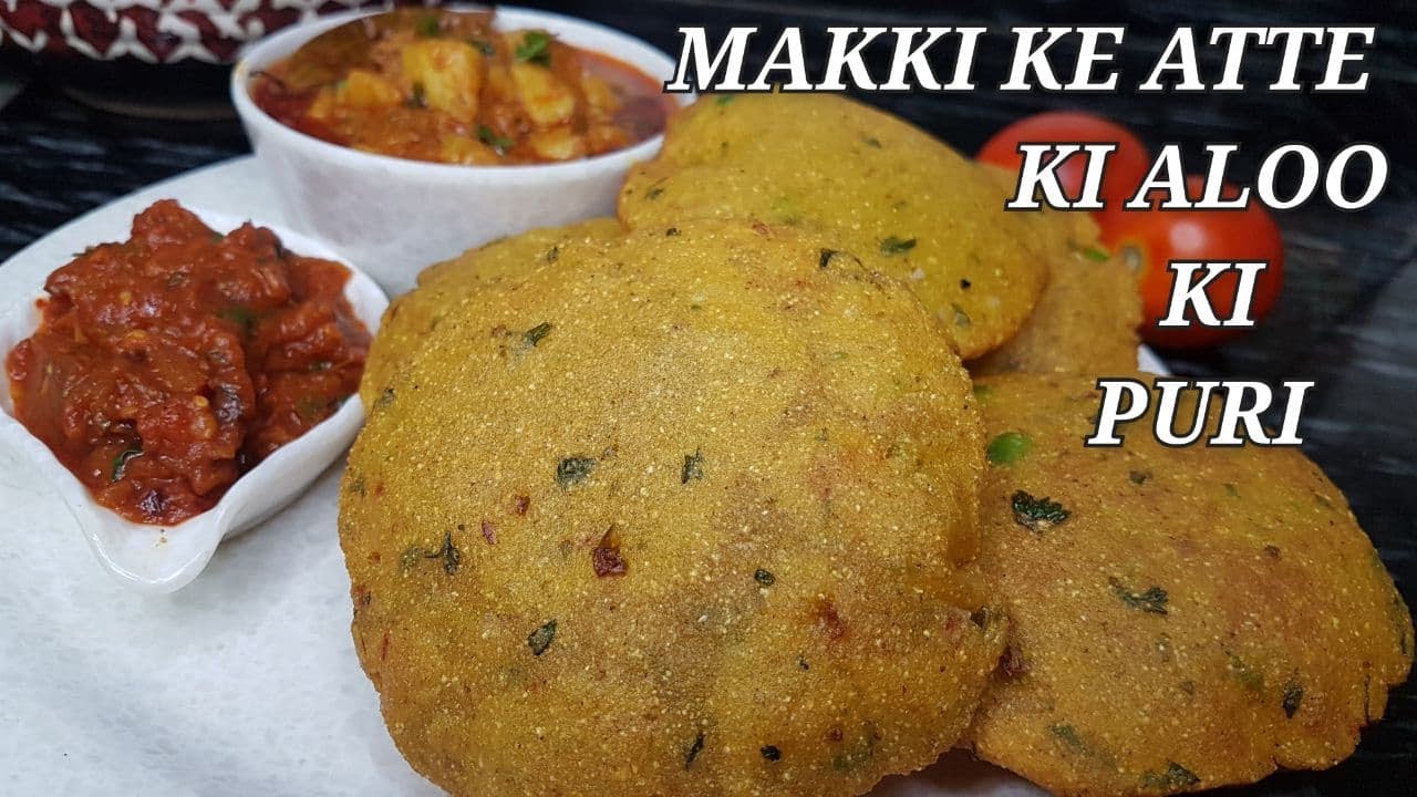 इस तरह बनाए मक्का के आटे की आलू की पूरी की खाते रहे जाओगे | Makki ki Aloo Kachori | Makki ki Puri