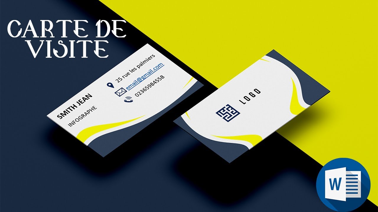 Comment réaliser une carte de visite professionnelle avec Microsoft Word?