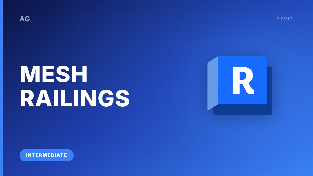 How to Create Mesh Railings in Revit