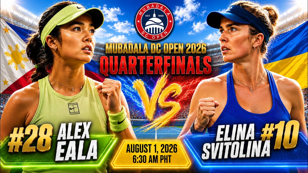 🔴LIVE! ALEX EALA VS ELINA SVITOLINA  󠁯&bull;󠁏 QUARTERFINALS 2026 Mubadala DC Open &bull;󠁏 Match and Watchalong