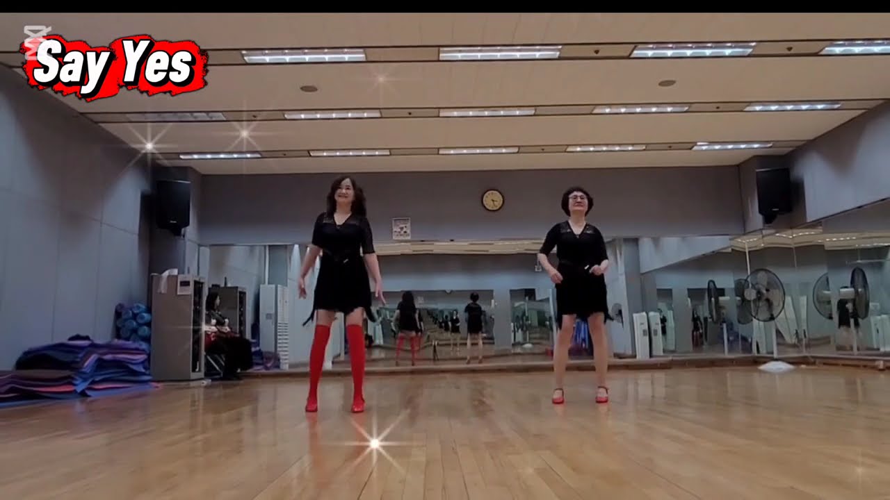 Say Yes Linedance | 세이 예스 라인댄스 | Improver