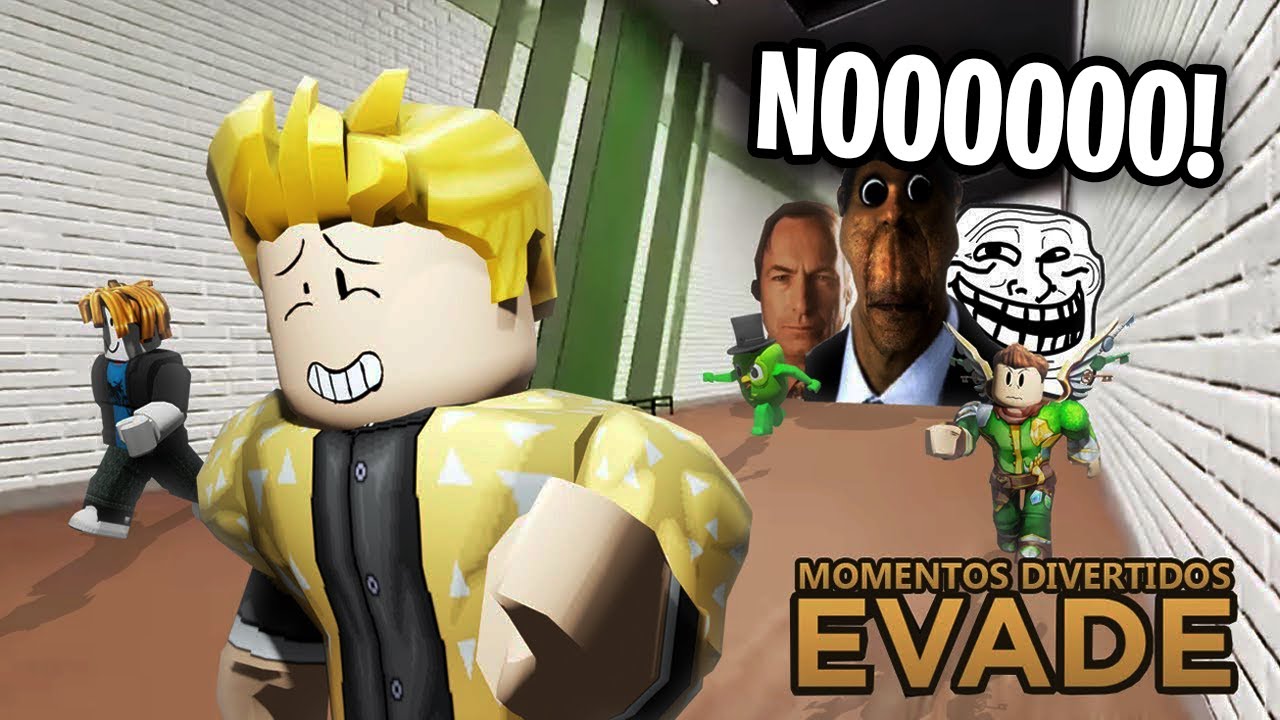 MOMENTOS DIVERTIDOS EVADE en ROBLOX