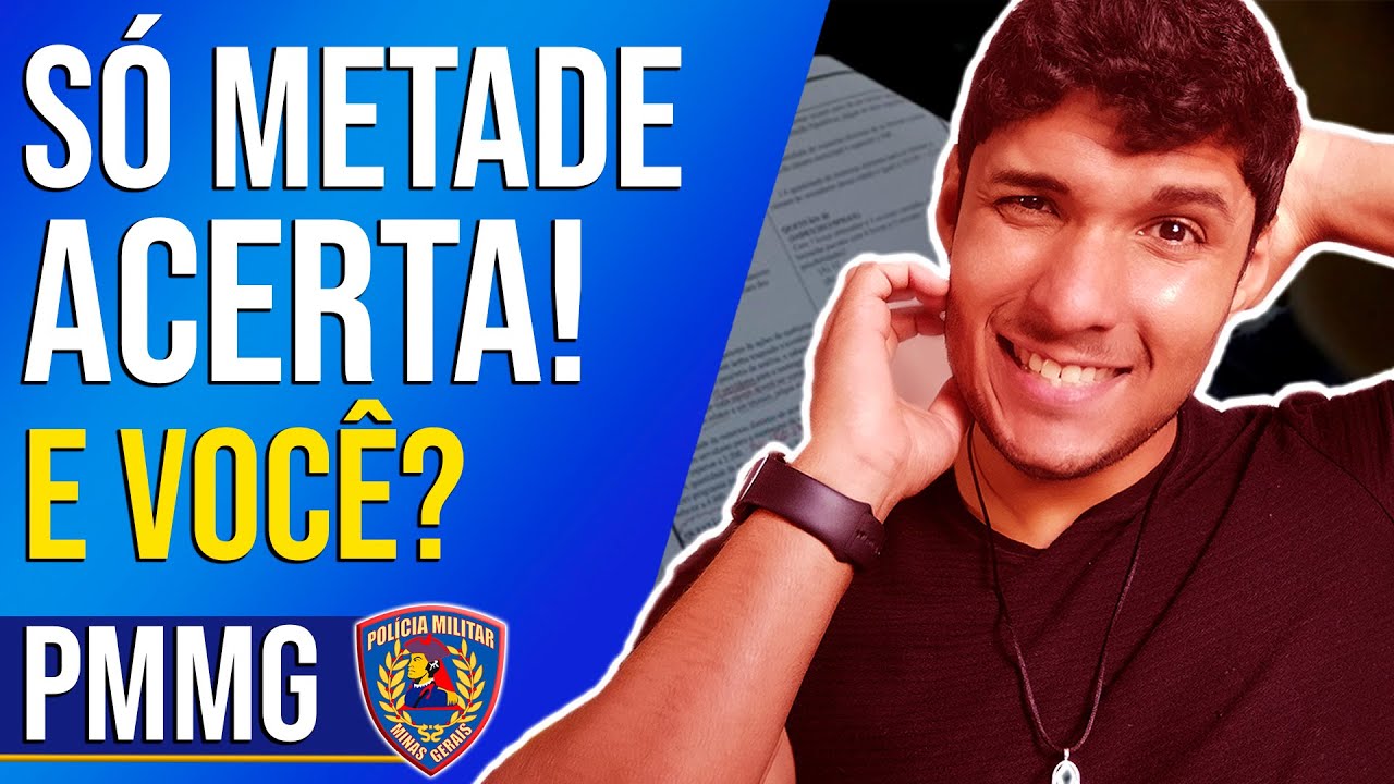 A QUEST&Atilde;O Pra Te Deixar Nas Vagas! PMMG (Pol&iacute;cia Militar MG) CRS - PORTUGU&Ecirc;S