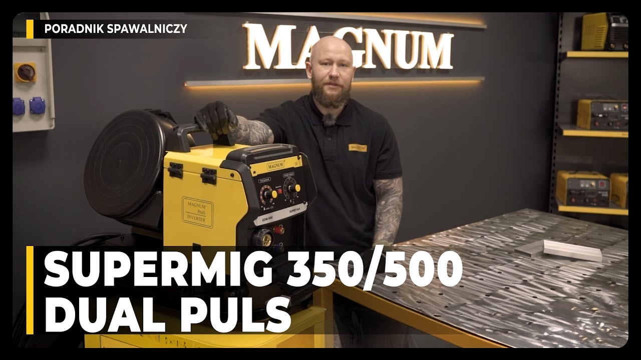 Сварочный аппарат SUPERMIG 350 500 DUAL PULS SYNERGIA - презентация и руководство по сварке алюминия