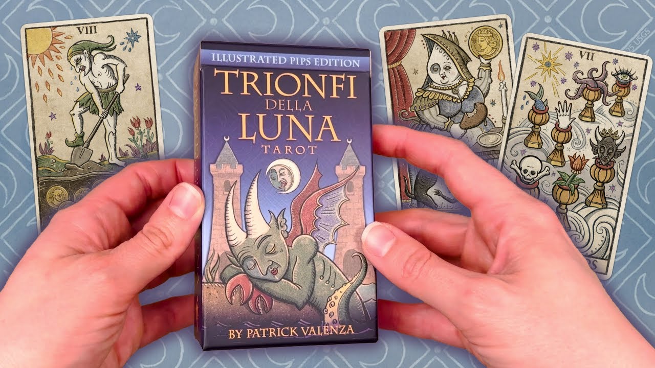 NEW! Trionfi Della Luna Tarot: Illustrated Pips Edition by Patrick Valenza