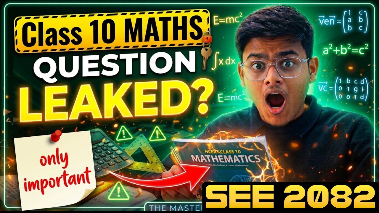 Class 10 Compulsory Math Complete Revision 🔥 | Full Syllabus + Important Questions | SEE 2082