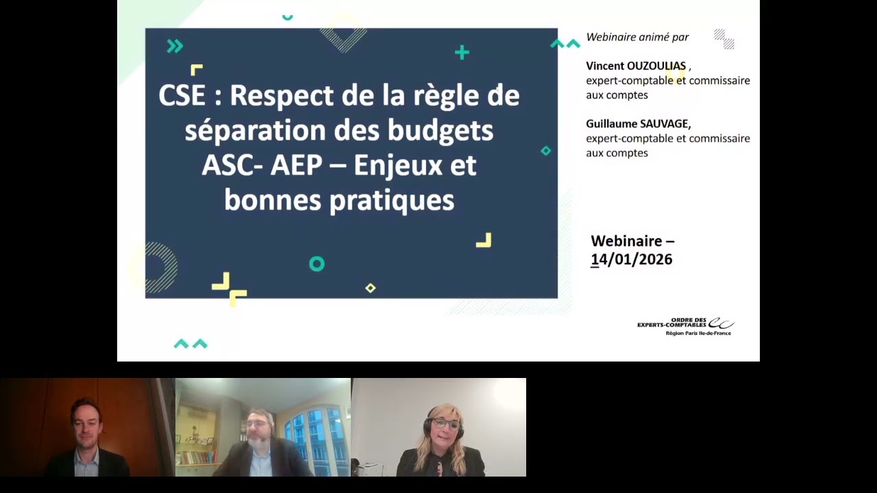 Matinale CSE : Respect de la règle de séparation des budgets ASC et AEP – Enjeux et bonnes pratiques