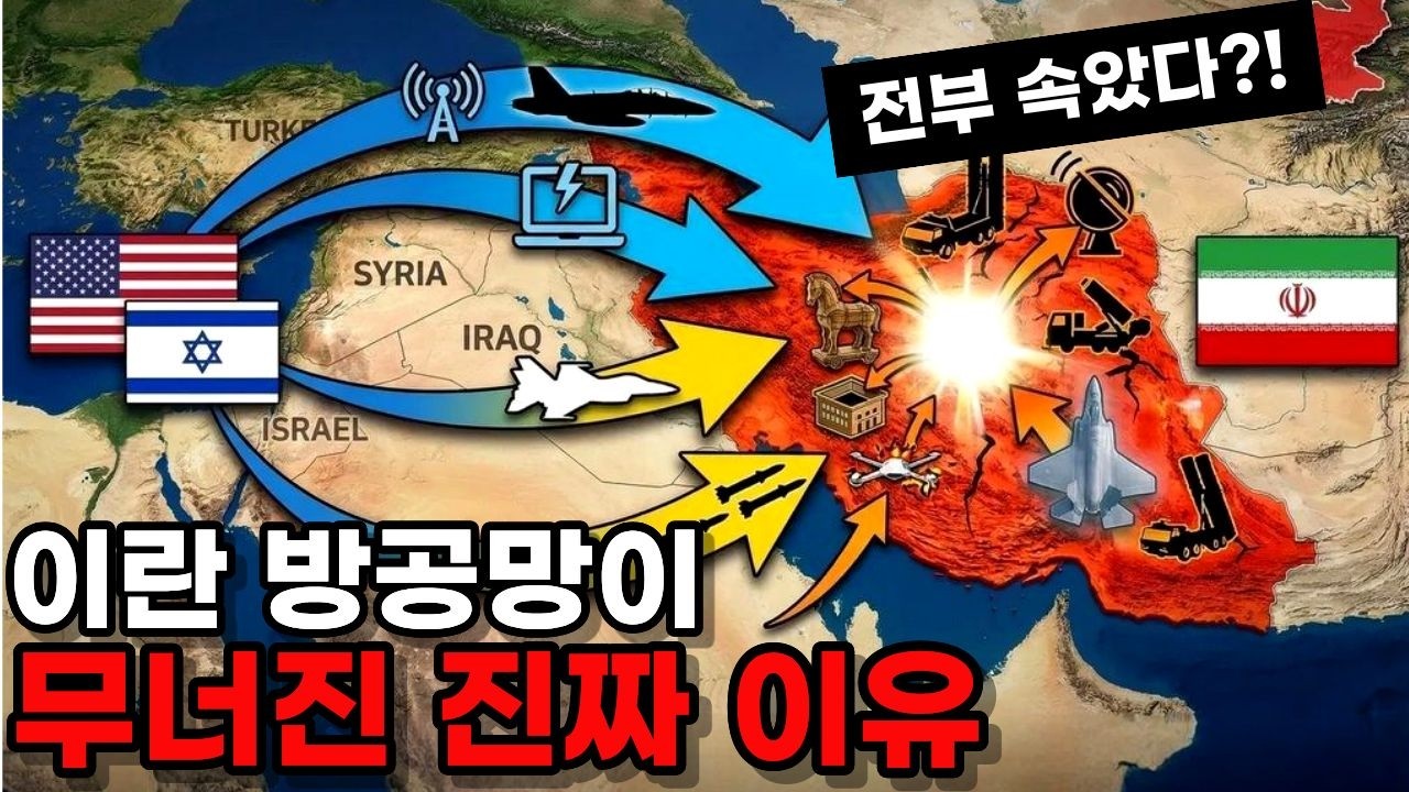 이란 방공망이 무너진 진짜 이유… 전부 속았다