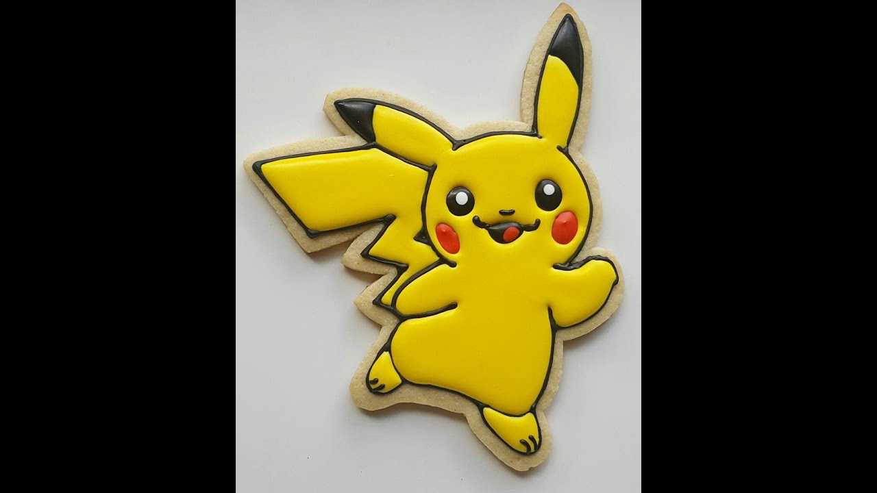 How to decorate a Pokemon Go Pikachu cookie