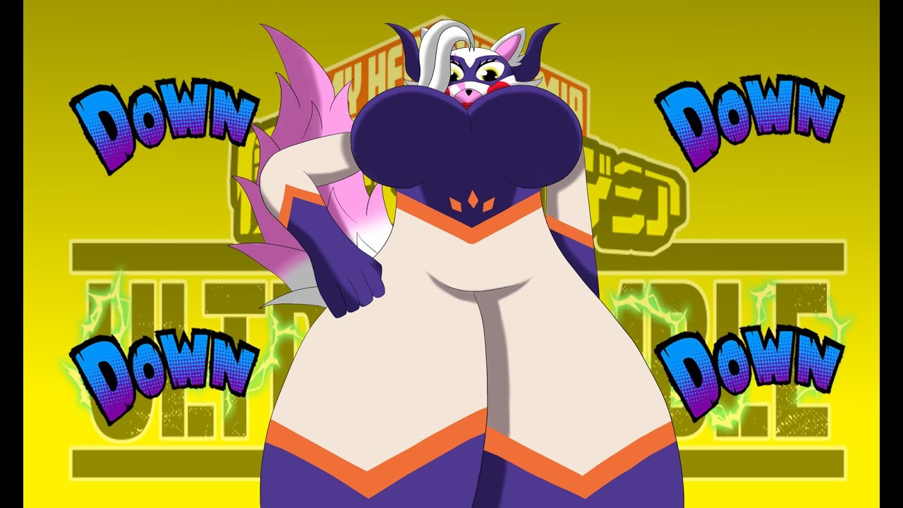 Esmagando oponentes como insetos de Mount Lady no My Hero Ultra Rumble