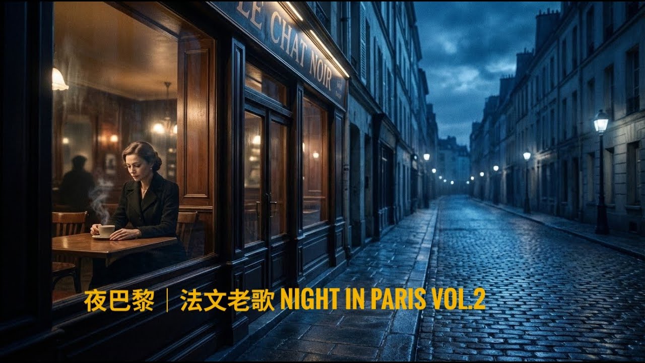 夜巴黎 Volume 2｜巴黎夜晚音樂 Playlist｜法文歌曲・靜靜陪伴｜Night Paris Vol.2