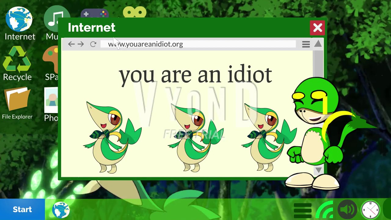 Snivy OS (операционная система) (по запросу TV BFB) (GoAnimate/Vyond)