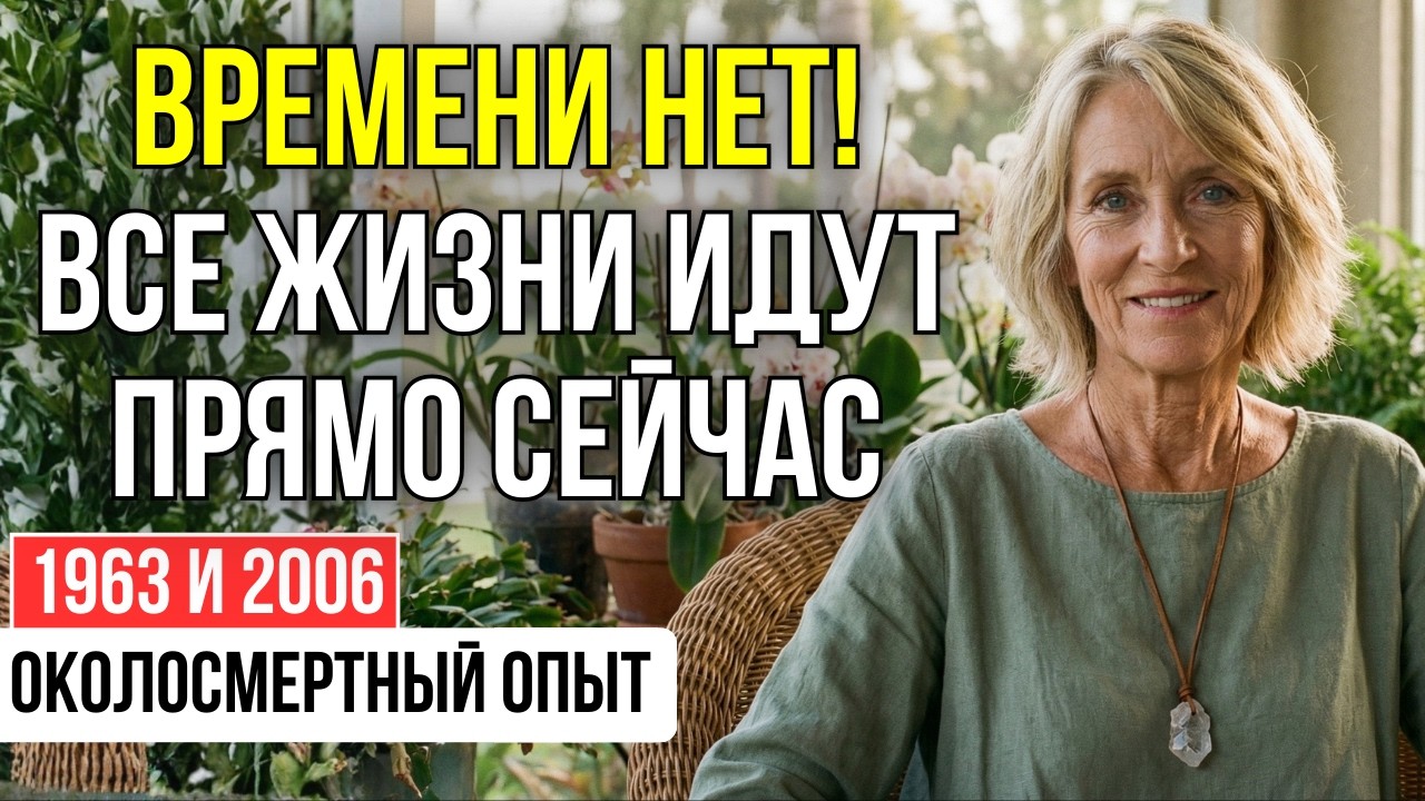 ВРЕМЕНИ НЕ СУЩЕСТВУЕТ! Я Стояла в ВЕЧНОСТИ и Видела ПАУТИНУ Своих ЖИЗНЕЙ... | ОКОЛОСМЕРТНЫЙ ОПЫТ