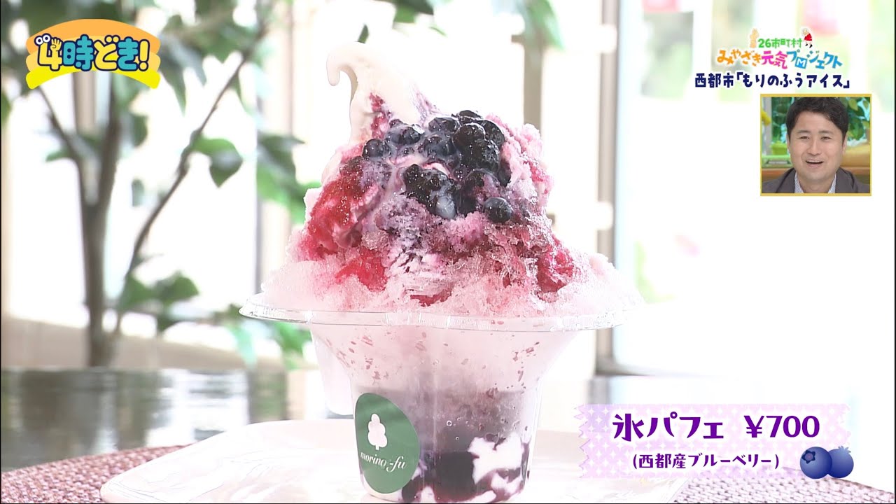 夏は西都で絶品ひんやりスイーツ 西都市「もりのふうアイス」　2024年7月22日（月）「4時どき！」