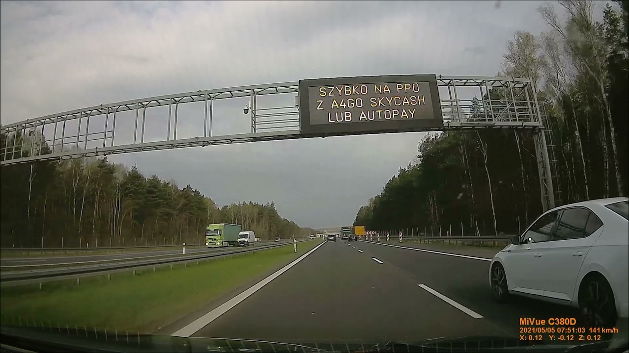Highway (expressway) A4 Kraków-Katowice (05.05.2021)