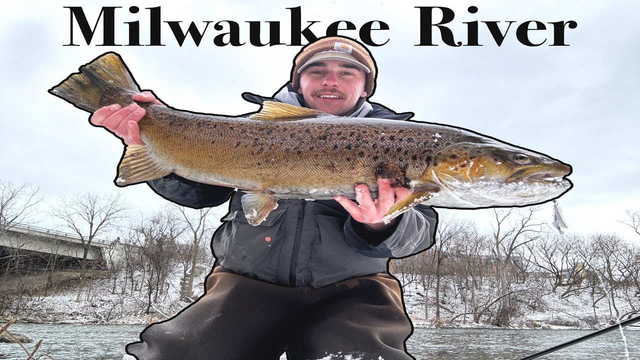 Milwaukee River Trout Fishing! Late Winter / Early Spring