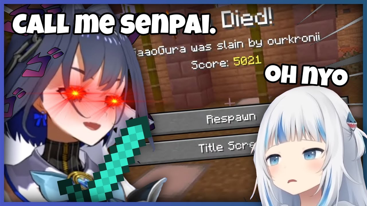 Just Kronii Bullying Gura for 5 minutes Straight In the Summer Festival