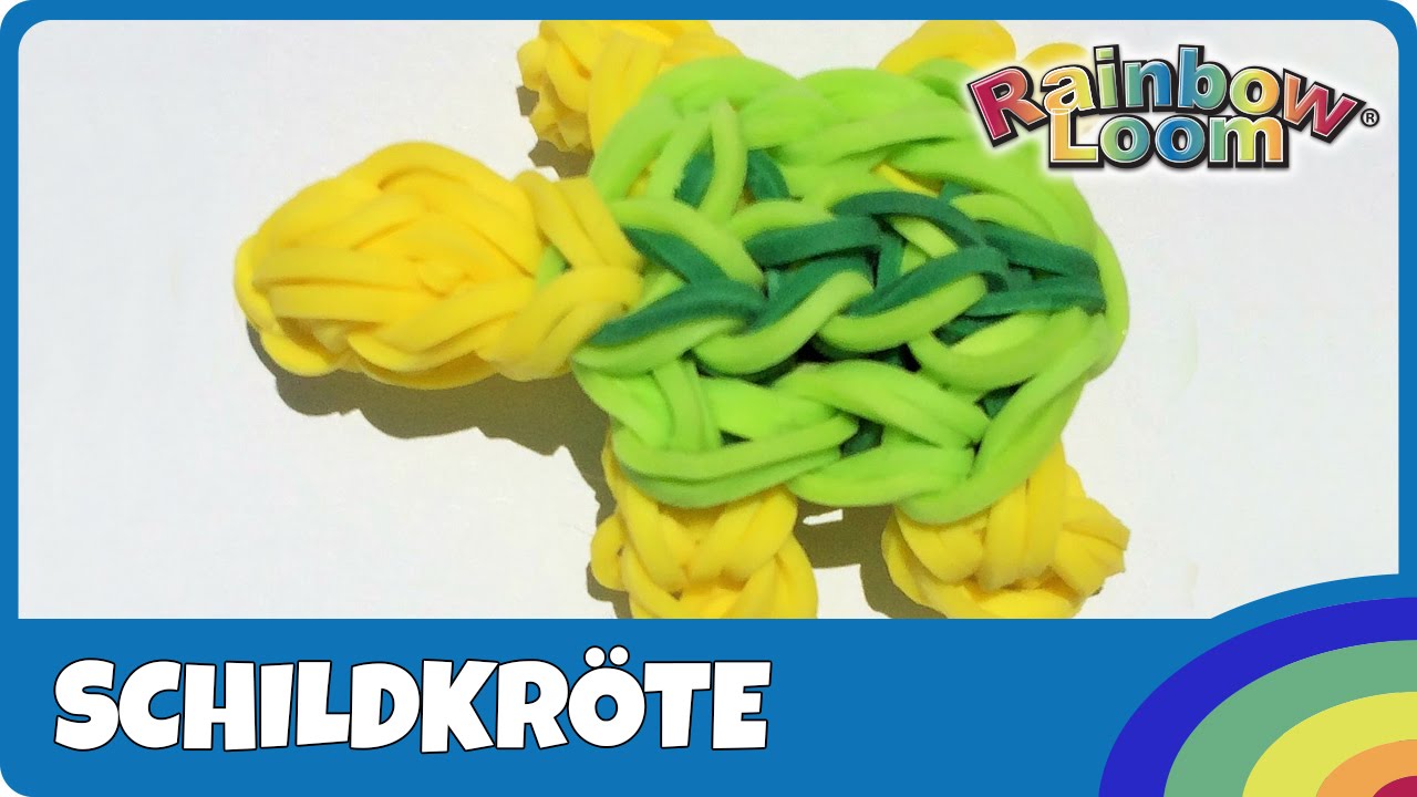 Rainbow Loom Schildkröte Alfred - deutsche Anleitung