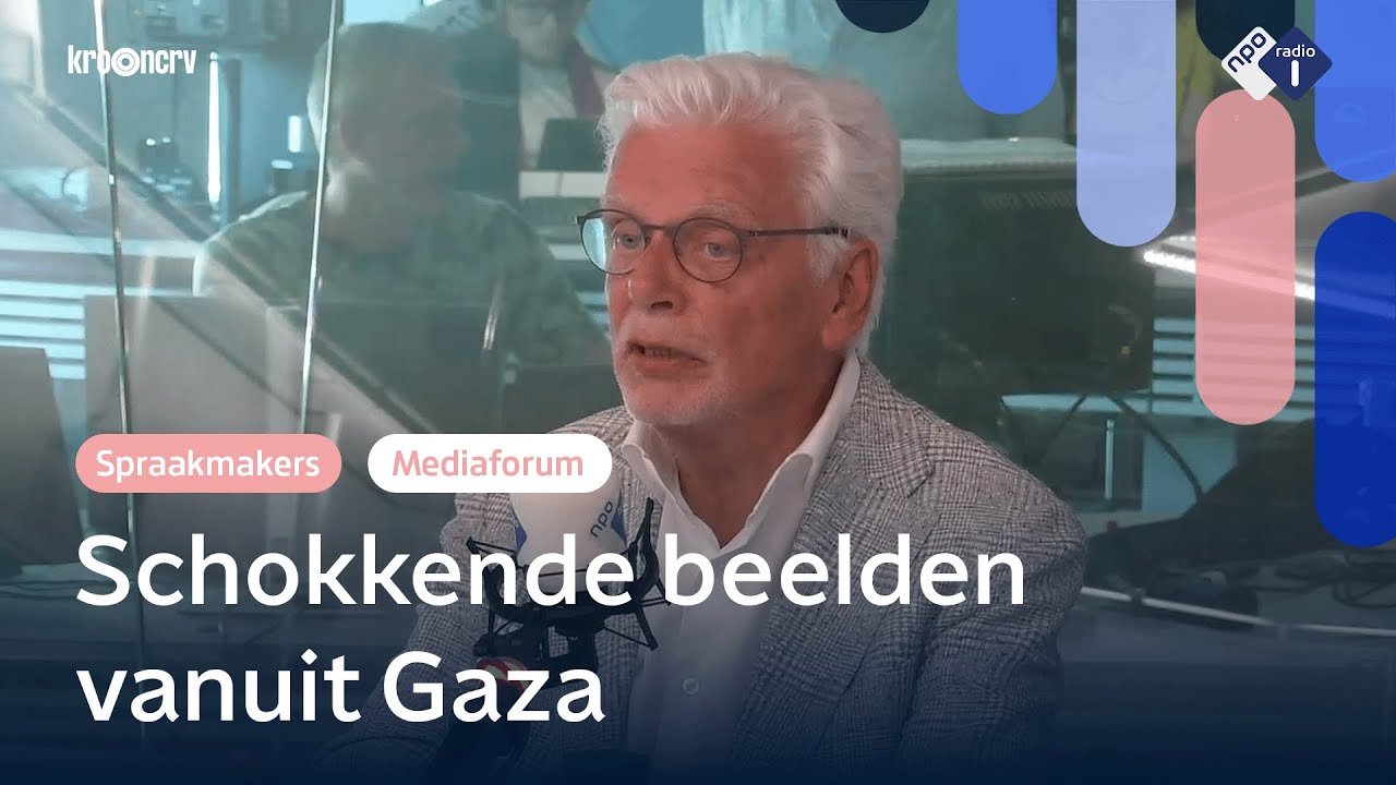 Beelden van kinderen in Gaza 'pijnlijke werkelijkheid die we moeten tonen' | Het Mediaforum