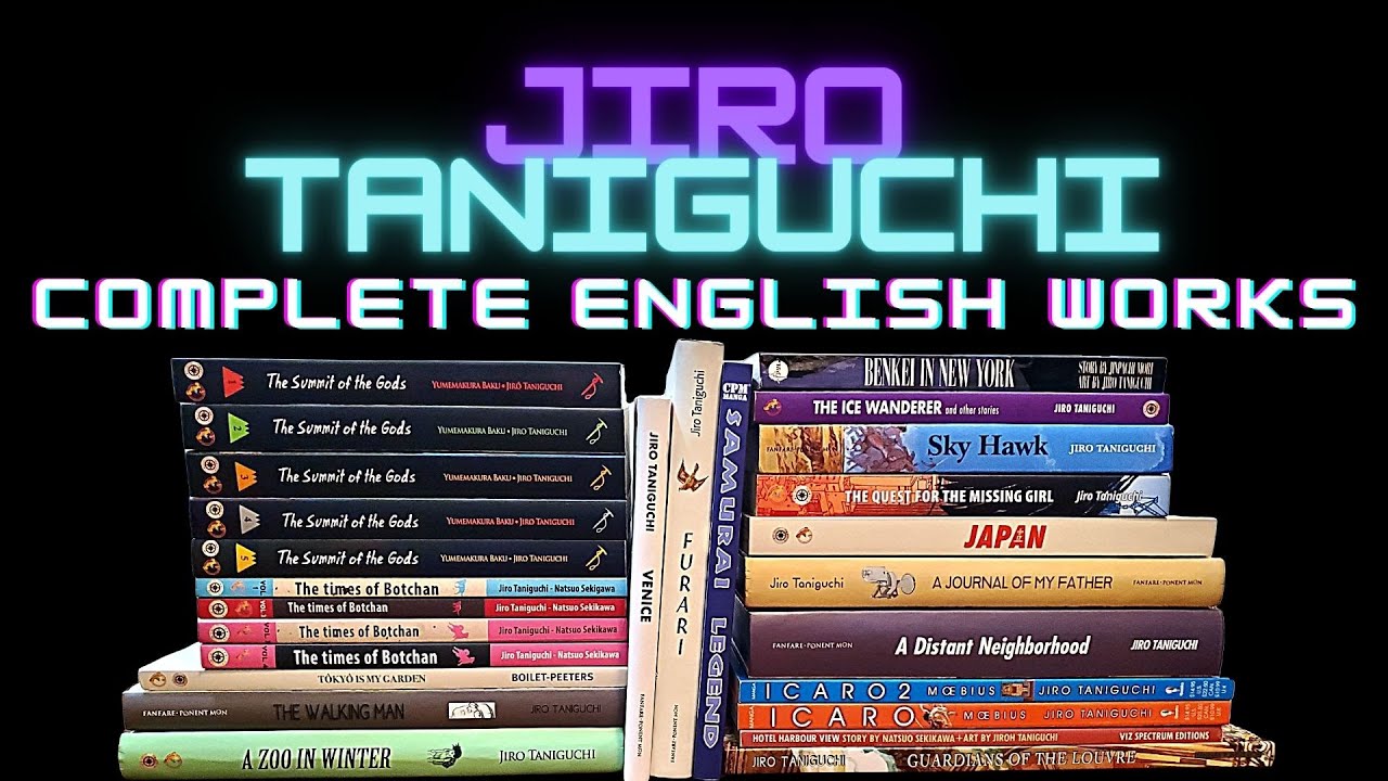 Jiro Taniguchi Manga Releases in English