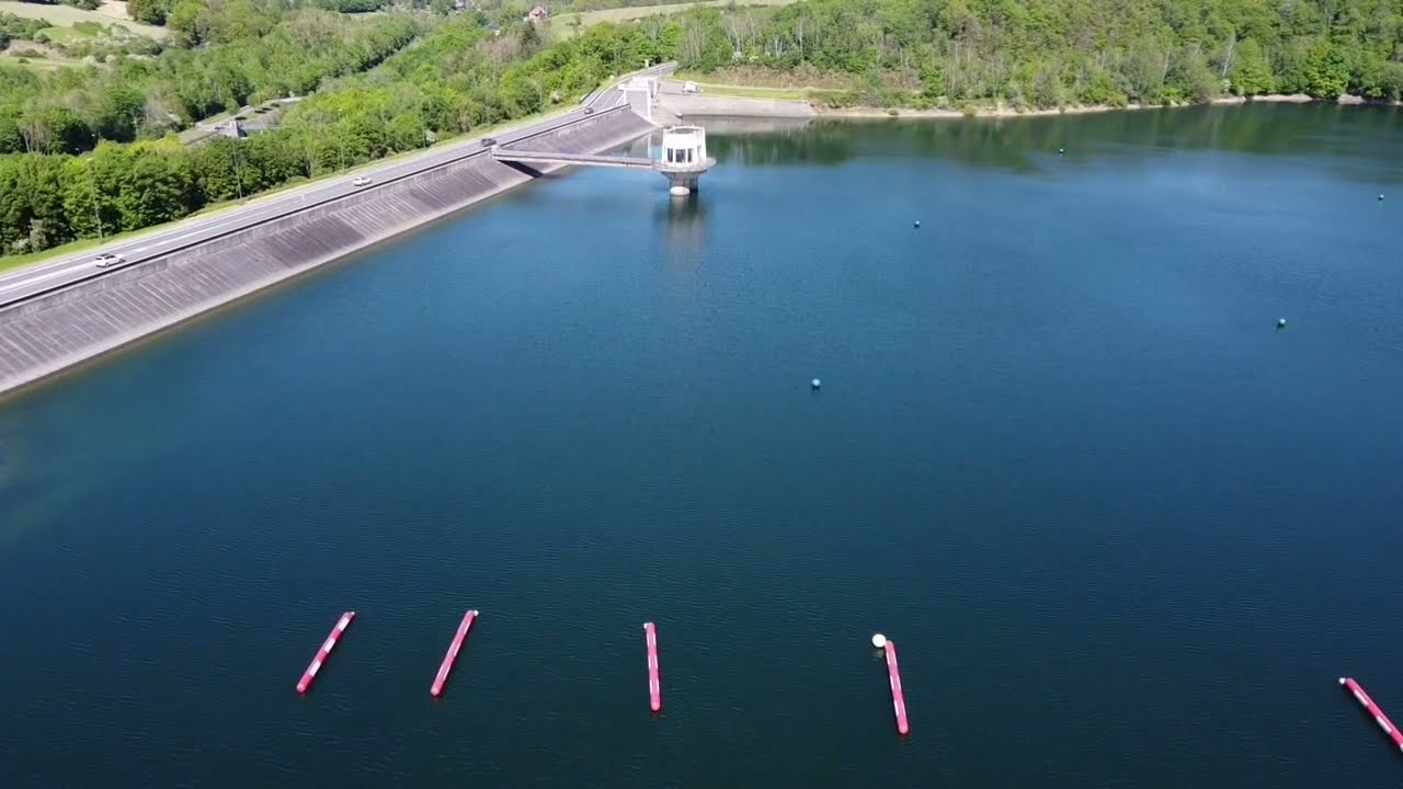 Lac de l'Eau d'heure en mini2 drone DJI