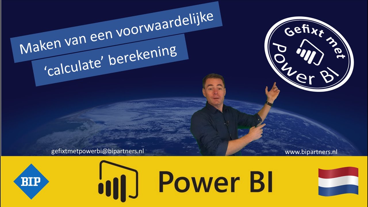 Voorwaardelijke berekening met dax 'calculate'