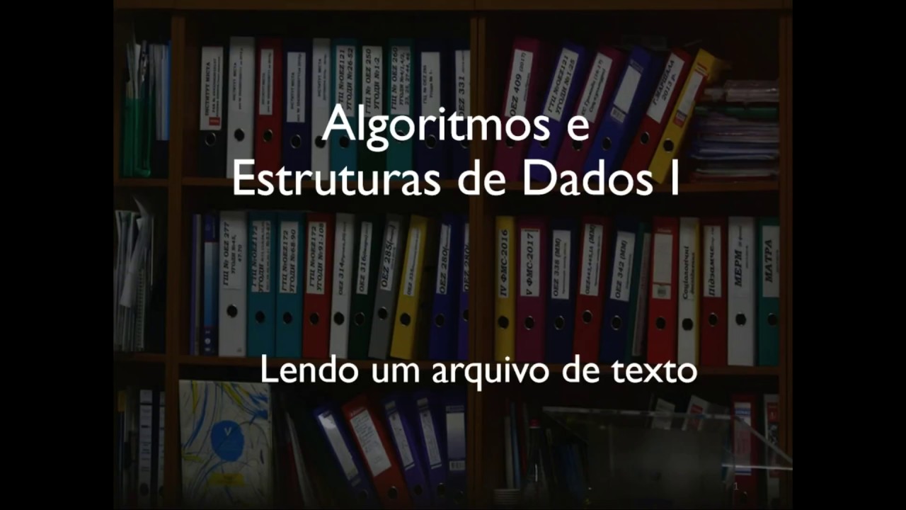 Aula 039 - Lendo de um arquivo de texto
