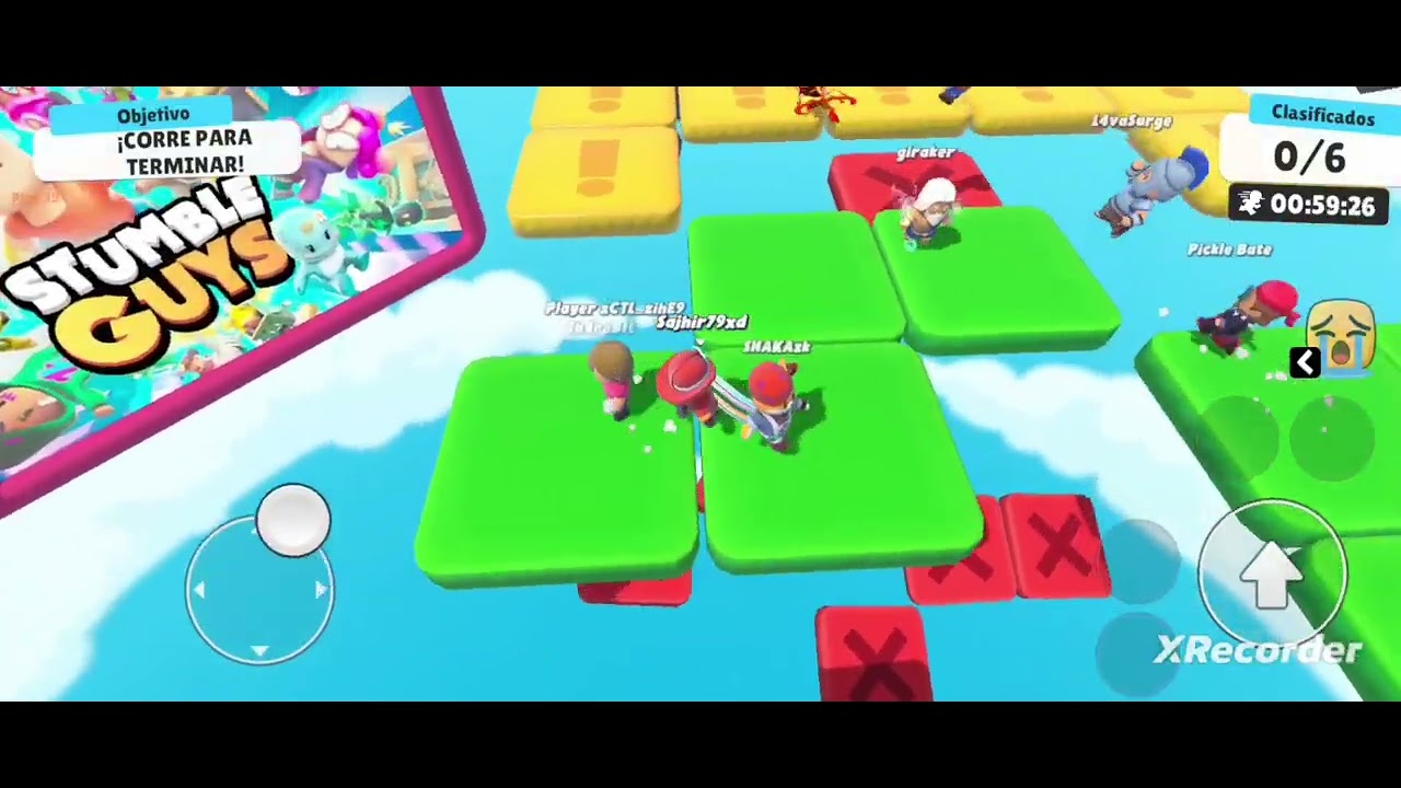 Jugando sTumble guys