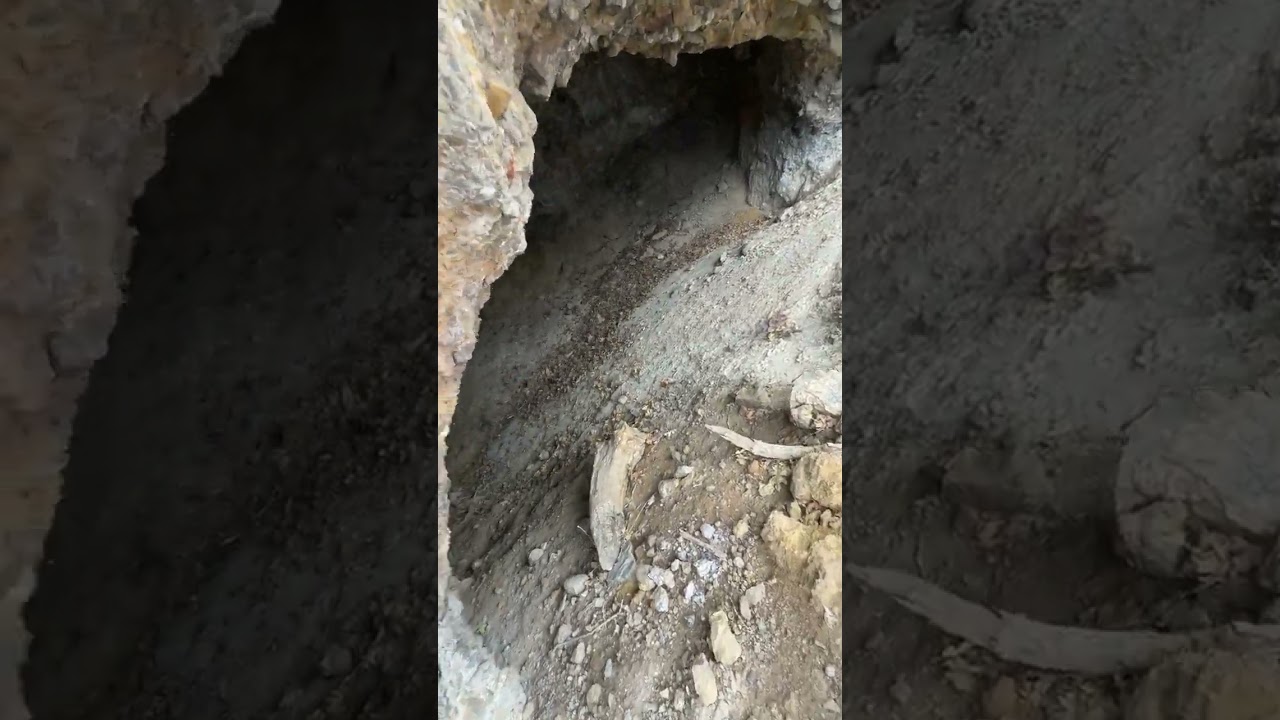 Hidden Cave Discovery in Utah - Mountain Lion Tracks Inside - Actually 2 Caves Side by Side
